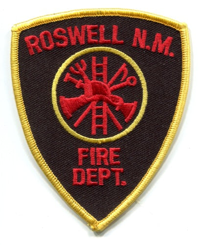 Roswell Fire Department Patch New Mexico Nm V2