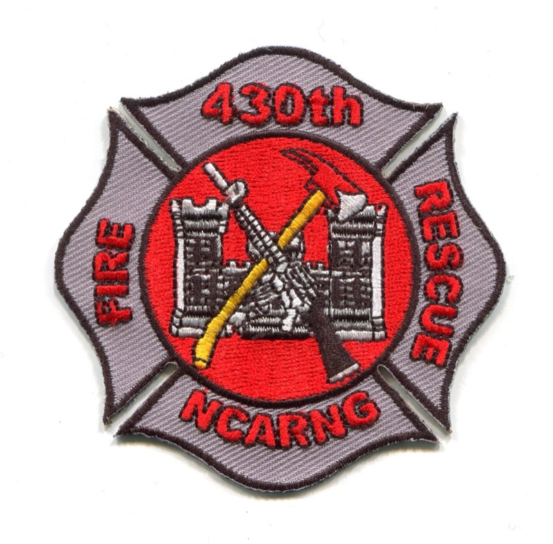 430th Fire Rescue Army Reserve National Guard Patch North Carolina NC HAT SIZE SMALL