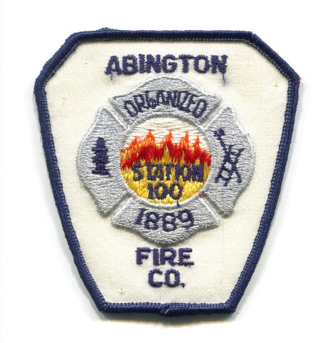 Abington Fire Company Station 100 Patch Pennsylvania PA