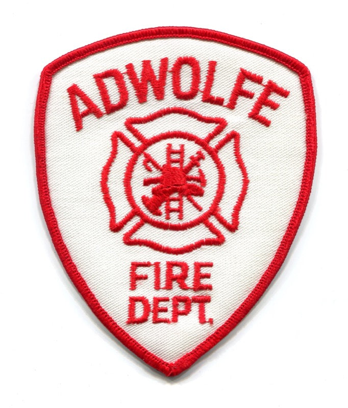 Adwolfe Fire Department Patch Virginia VA