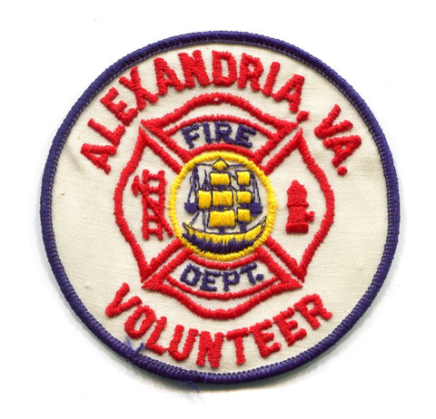 Alexandria Volunteer Fire Department Patch Virginia VA