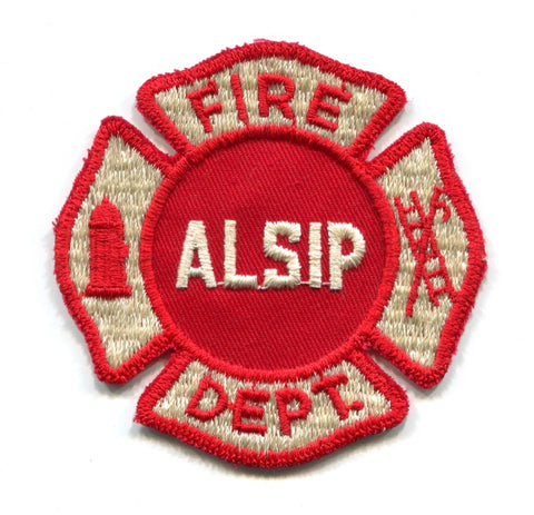 Alsip Fire Department Patch Illinois IL