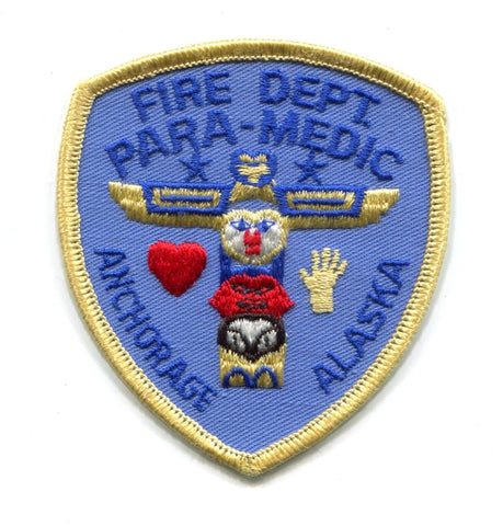 Anchorage Fire Department Paramedic EMS Patch Alaska AK