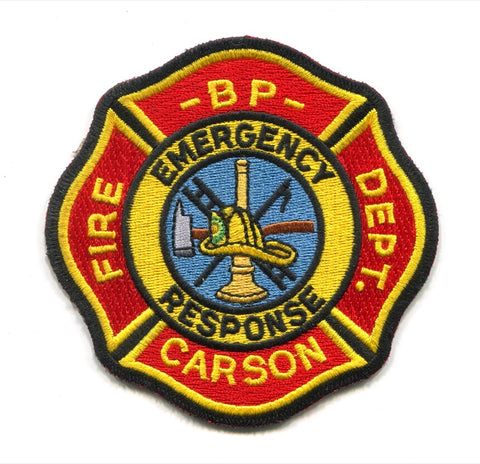 BP Carson Refinery Fire Department Emergency Response Patch California CA