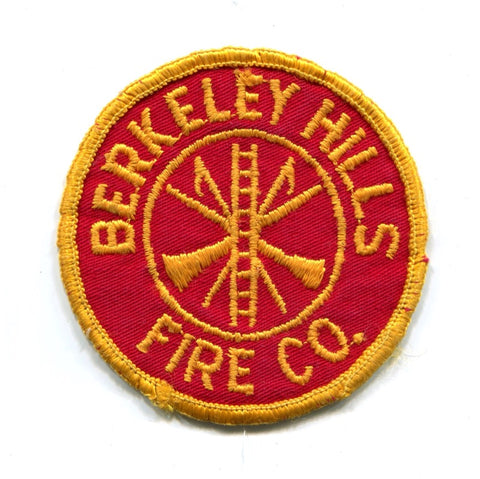 Berkeley Hills Fire Company Patch Pennsylvania PA