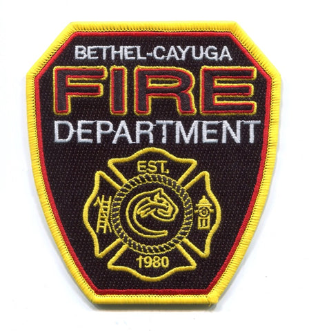 Bethel Cayuga Fire Department Patch Texas TX