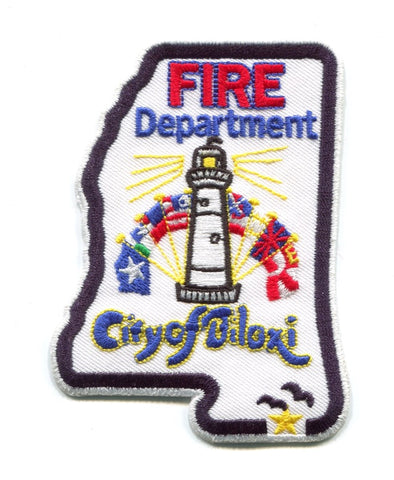 Biloxi Fire Department Patch Mississippi MS