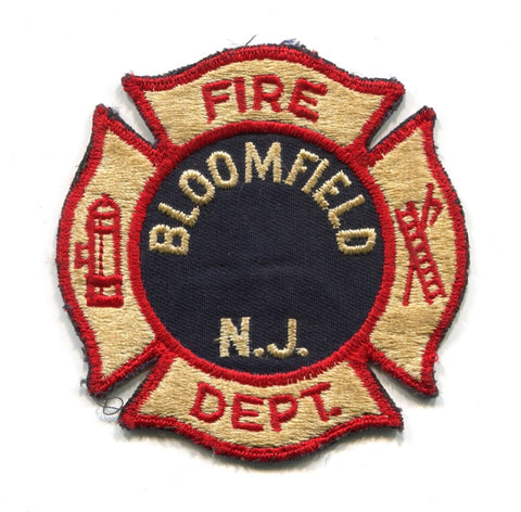 Bloomfield Fire Department Patch New Jersey NJ