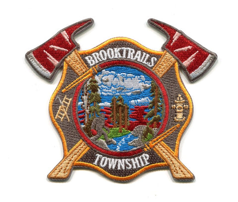 Brooktrails Township Fire Department Patch California CA