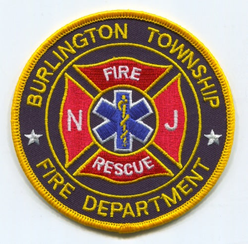 Burlington Township Fire Rescue Department Patch New Jersey NJ ...