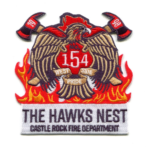 Castle Rock Fire Rescue Department Station 154 Patch Colorado CO