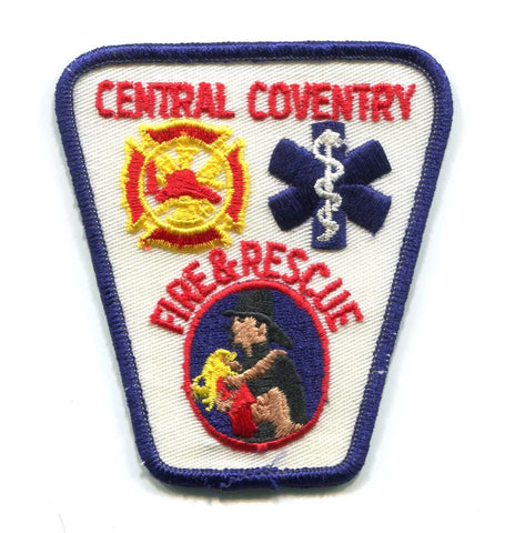 Central Coventry Fire and Rescue Department Patch Rhode Island RI