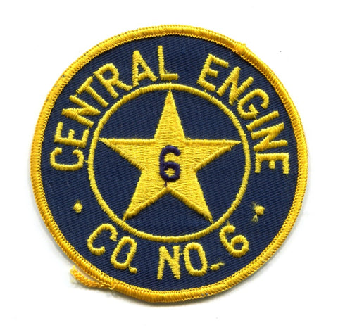 Central Engine Company Number 6 Nyack Fire Department Patch New York NY