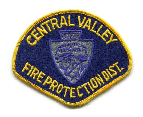 Central Valley Fire Protection District Patch California CA