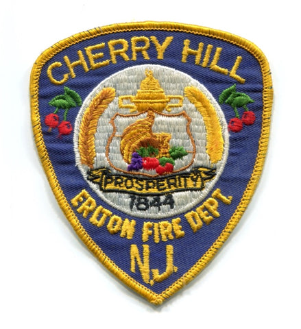 Cherry Hill Erlton Fire Department Patch New Jersey NJ