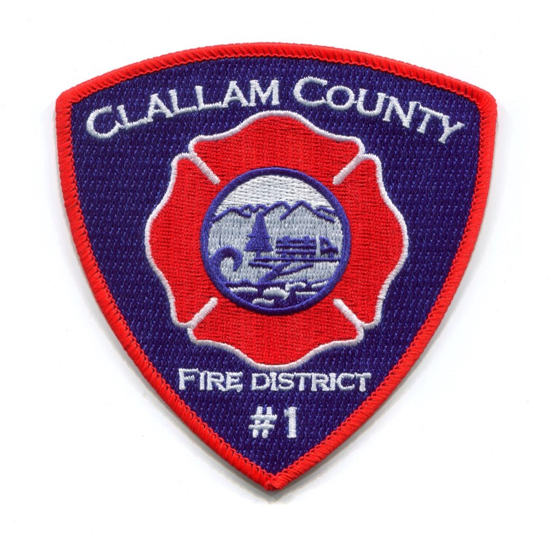 Clallam County Fire District 1 Patch Washington WA