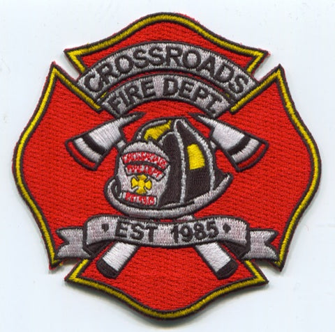 Crossroads Fire Department Patch Kentucky KY