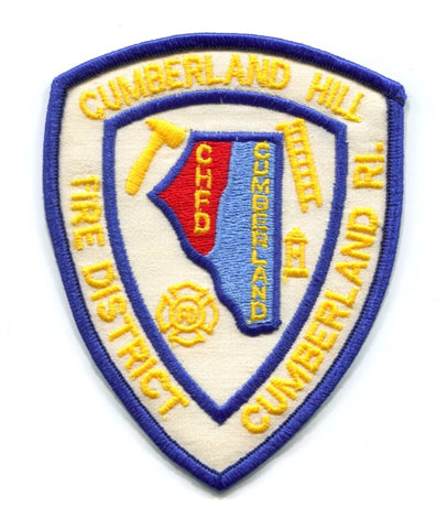 Cumberland Hill Fire District Patch Rhode Island RI