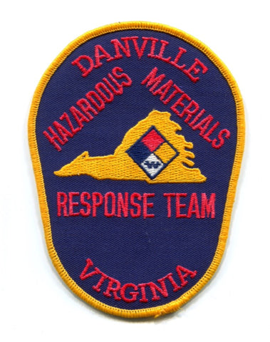 Danville Hazardous Materials Response Team HazMat Fire Patch Virginia VA