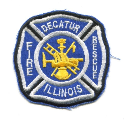 Decatur Fire Rescue Department Patch Illinois IL