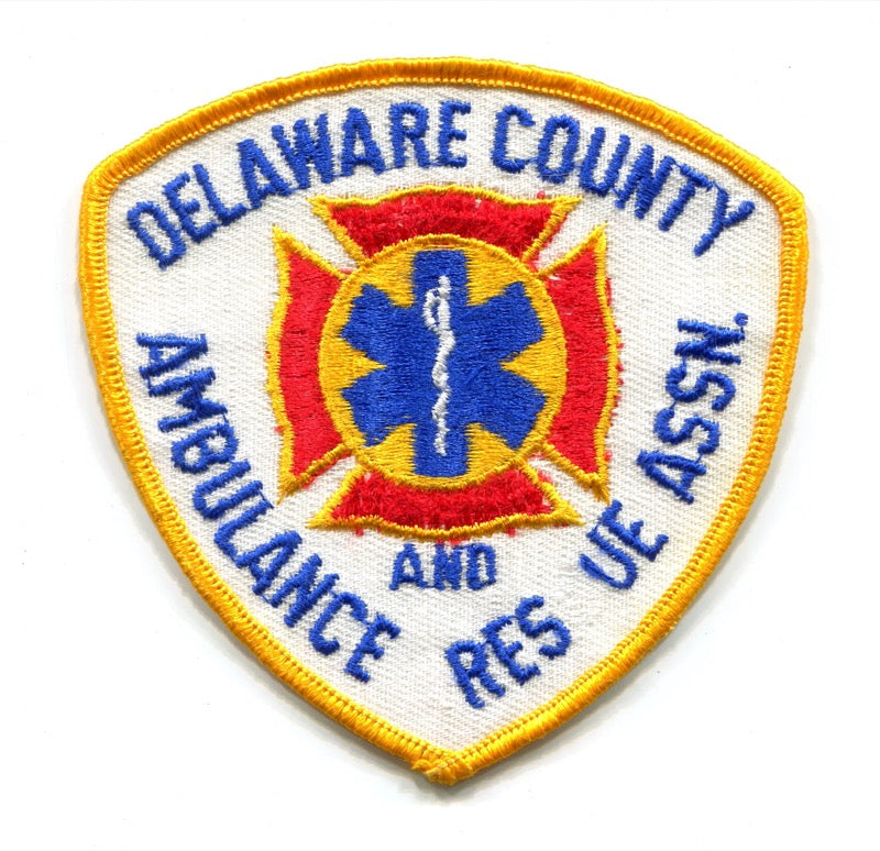 Delaware County Fire and Ambulance Rescue Association Patch New York NY SEE SCAN