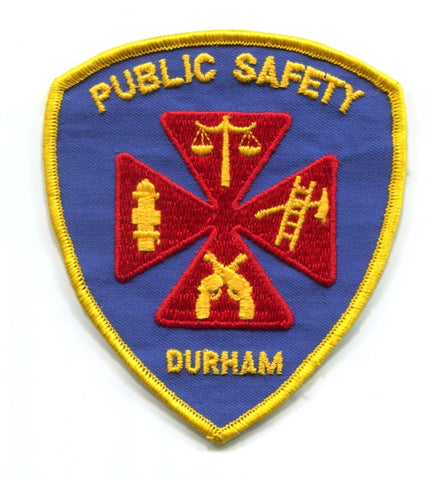 Durham Public Safety Department DPS Fire Police Patch North Carolina NC