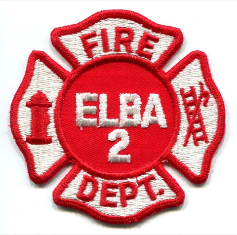 Elba Fire Department 2 Patch Alabama AL