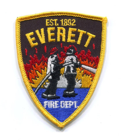 Everett Fire Department Patch Washington WA v10