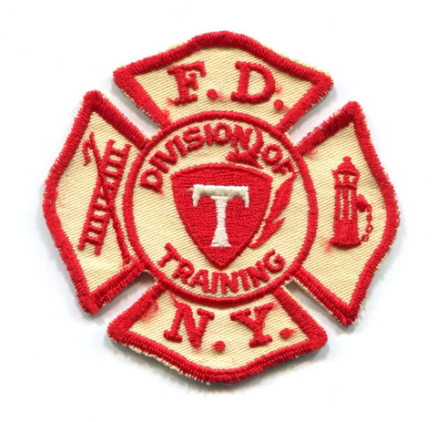 New York City Fire Department FDNY Division of Training Patch New York NY