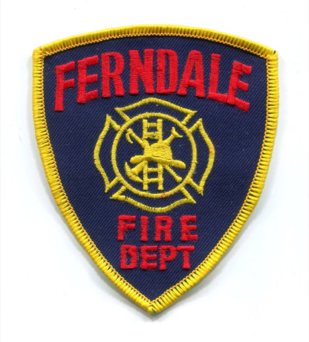 Ferndale Fire Department Patch Michigan MI