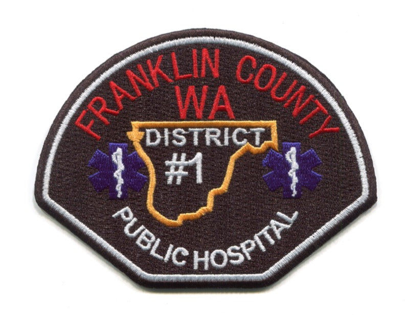 Franklin County Public Hospital District 1 Ambulance EMS Patch Washington WA