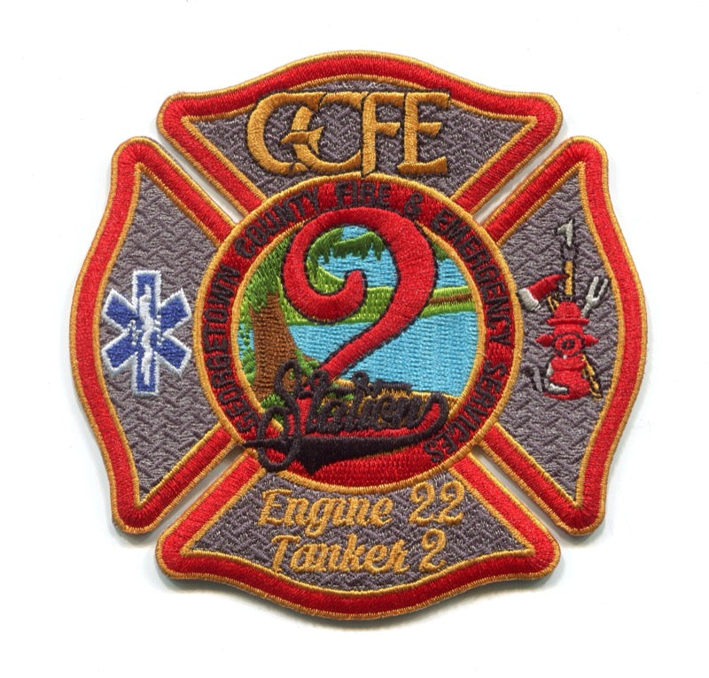 Georgetown County Fire EMS Department Station 2 Patch South Carolina SC