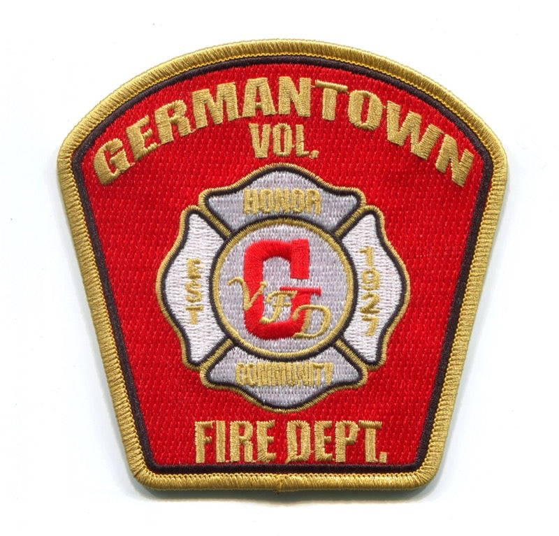 Germantown Volunteer Fire Department Patch Kentucky KY