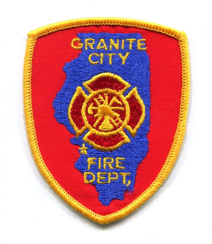 Granite City Fire Department Patch Illinois IL