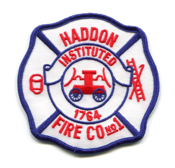 Haddon Fire Company Number 1 Patch New Jersey NJ v2 – 911Patches.com