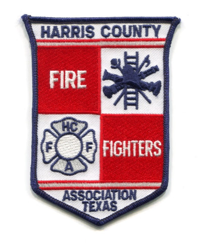 Harris County Firefighters Association Fire Patch Texas TX