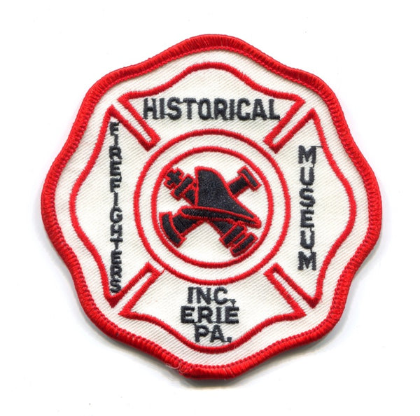 Historical Firefighters Museum Inc Erie Fire Patch Pennsylvania PA v2 ...