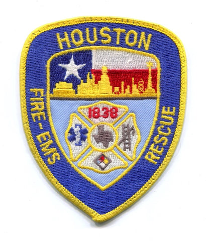 Houston Fire Department Patch Texas TX