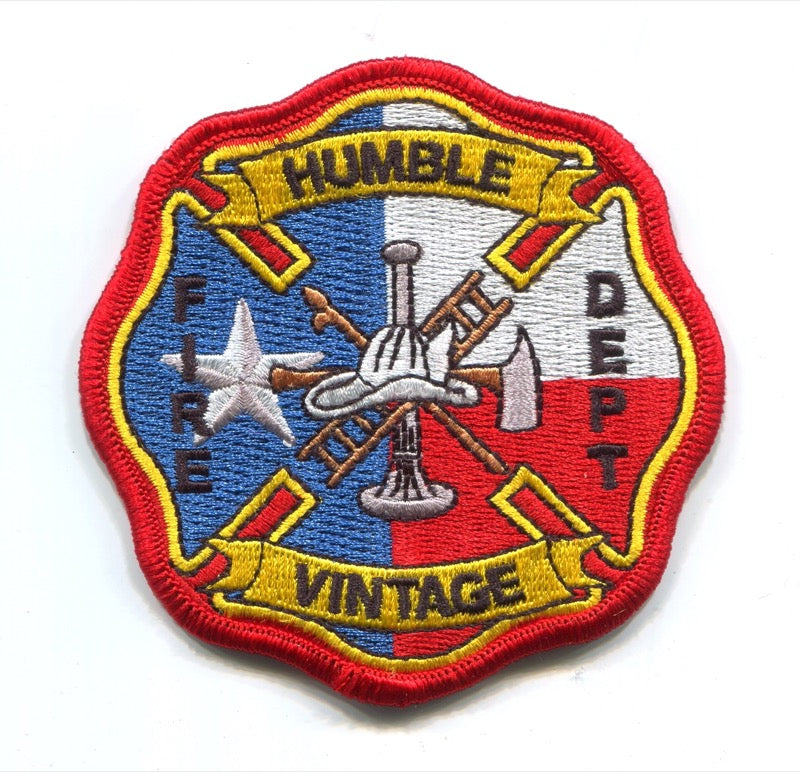 Humble Vintage Fire Department Patch Texas TX