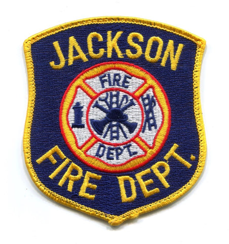 Jackson Fire Department Patch Michigan MI
