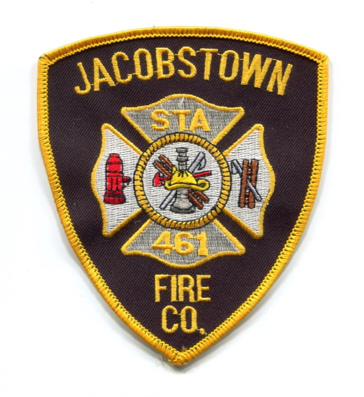 Jacobstown Fire Company Station 461 Patch New Jersey NJ