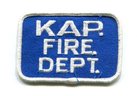 Canada ON - Kapuskasing Fire Department Patch