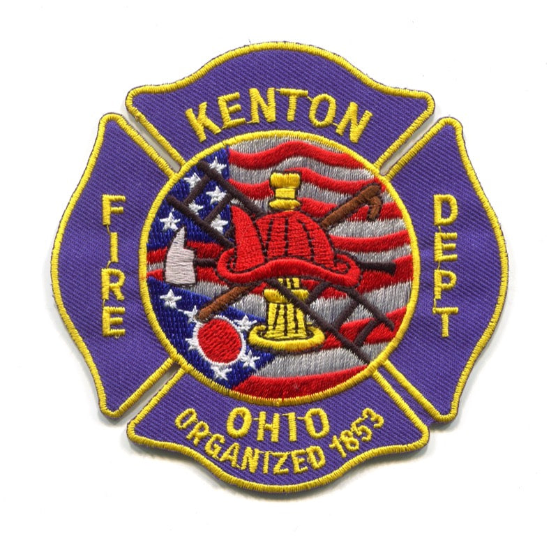 Kenton Fire Department Patch Ohio OH