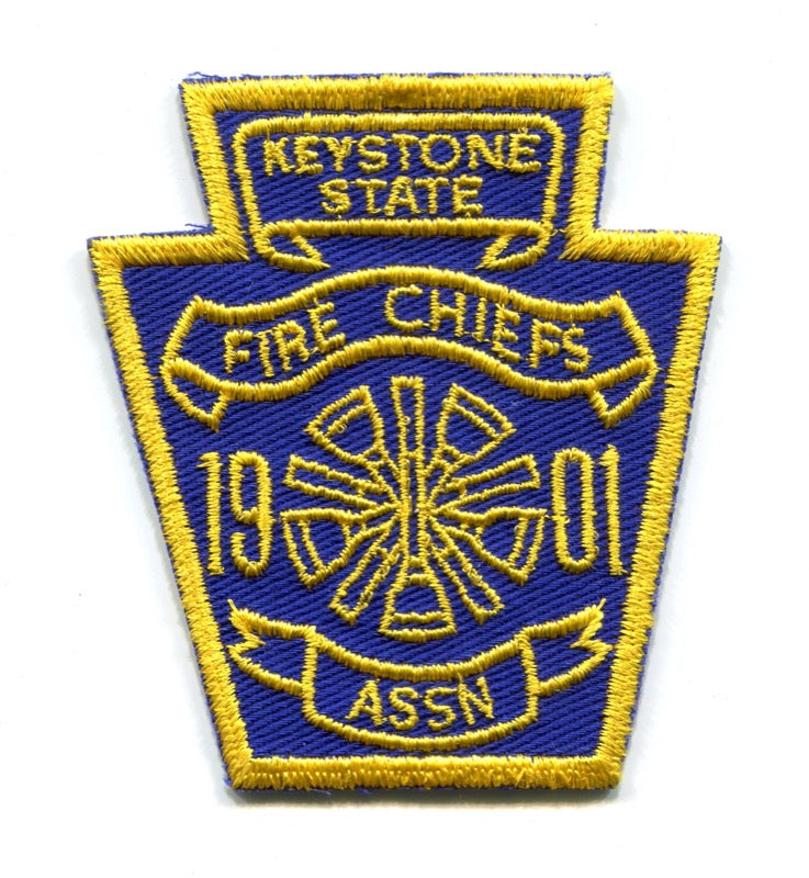 Keystone State Fire Chiefs Association Patch Pennsylvania PA