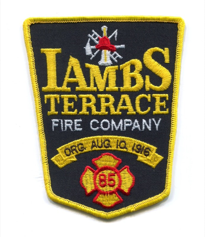 Lambs Terrace Fire Company 85 Patch New Jersey NJ