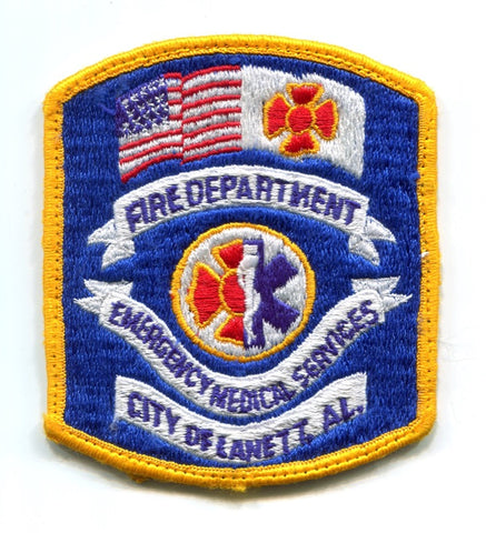 Lanett Fire Department Emergency Medical Services EMS Patch Alabama AL