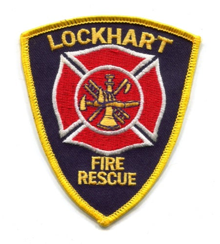 Lockhart Fire Rescue Department Patch Texas TX v2 – 911Patches.com