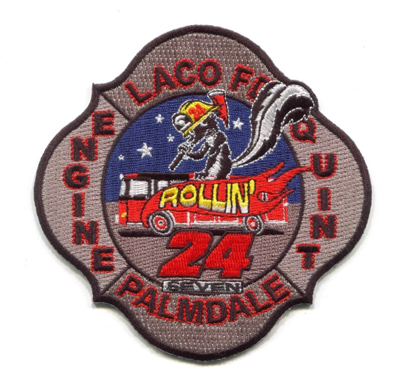 Los Angeles County Fire Department Station 24 Patch California CA