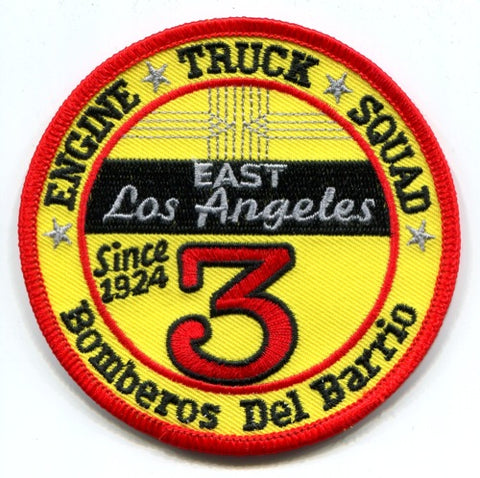 Los Angeles County Fire Department Station 3 Patch California CA