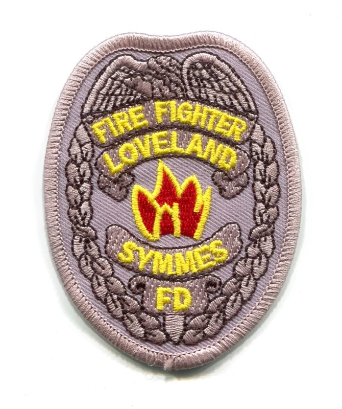 Loveland Symmes Fire Department Firefighter Patch Ohio OH